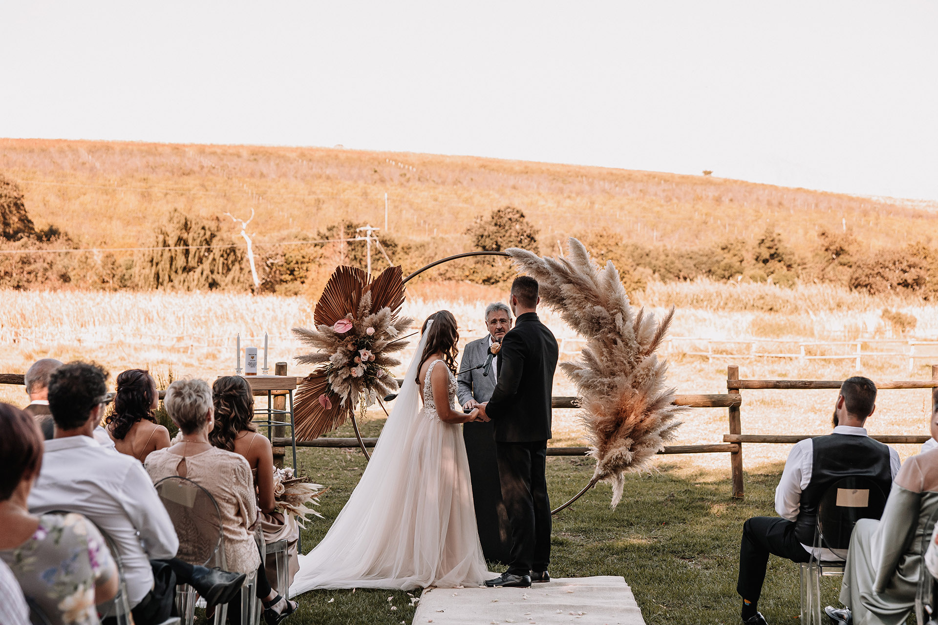 Ceremony at The Silo and Shed in Devon Valley